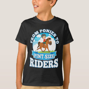 T-shirt Ponies Pour Pint-size Circuits Artistiques Équitat