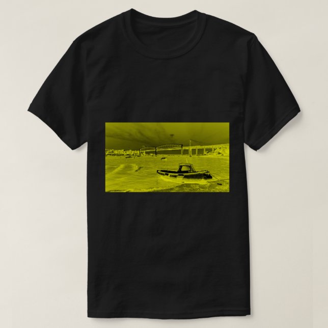 T-shirt Pont Albert jaune (Design devant)