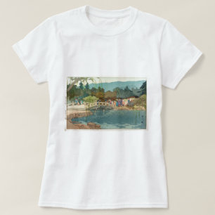 T-shirt Pont au-dessus d'art japonais vintage Ukiyo-E de