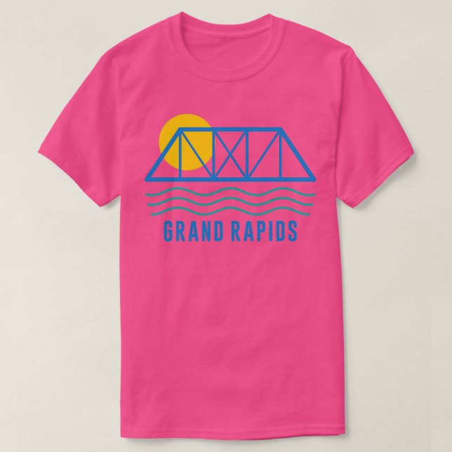 T-shirt Pont Bleu Grand Rapids (Design devant)