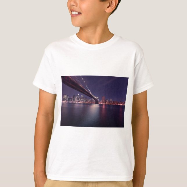 T-shirt Pont Brooklyn de New York (Devant)