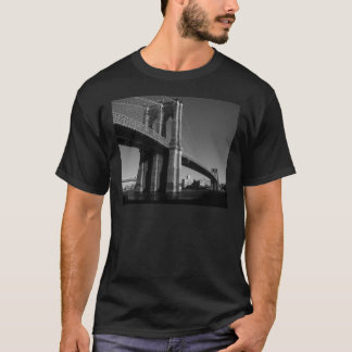 T-shirt Pont Brooklyn noir et blanc
