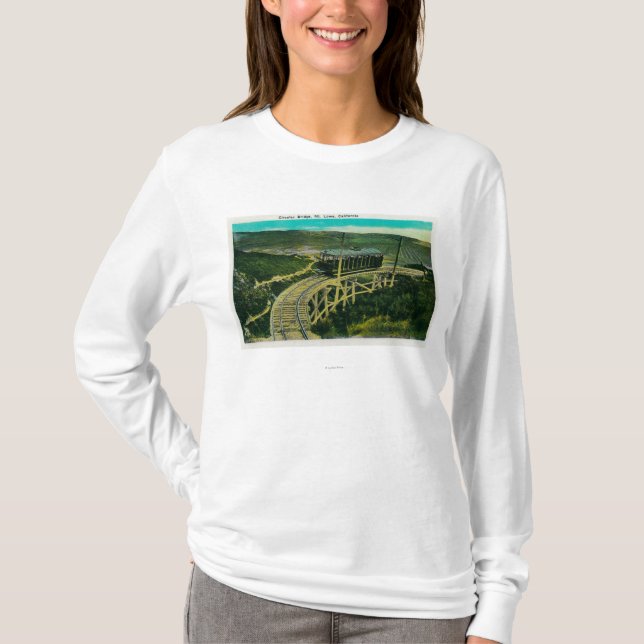 T-shirt Pont circulaire, Mt. LoweMt. Lowe, CA (Devant)