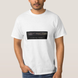 T-shirt Pont de Ben Franklin la nuit