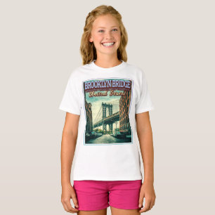 T-SHIRT PONT DE BROOKLYN - MANHATTAN - BROOKLYN - NEW YORK