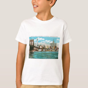 T-shirt Pont de Brooklyn, Woolworth et Municipal…