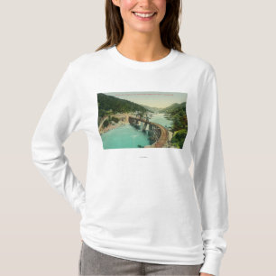 T-shirt Pont de chemin de fer au-dessus de rivière de
