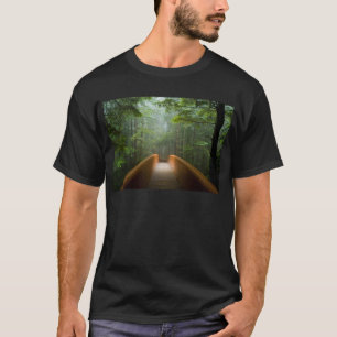 T-shirt Pont de forêt de séquoia