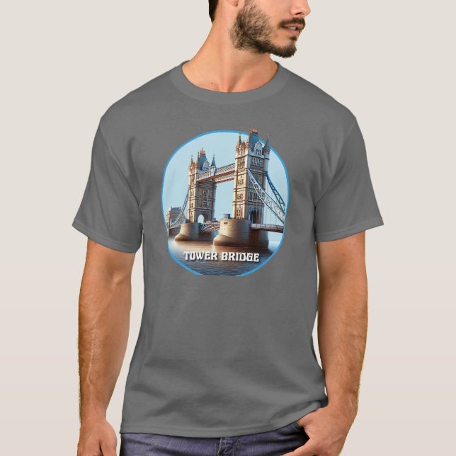T-shirt Pont de la Tour Londres Angleterre (Devant)