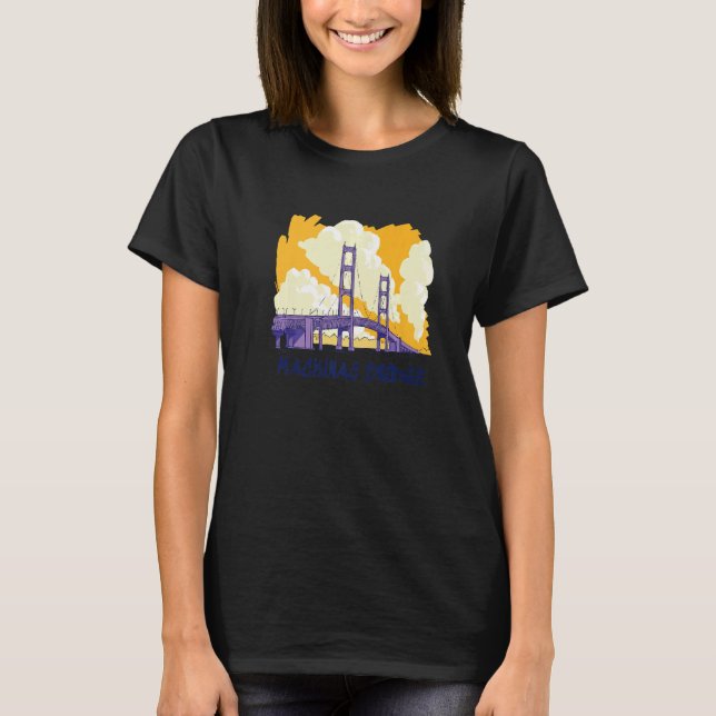 T-shirt Pont de Mackinac (Devant)