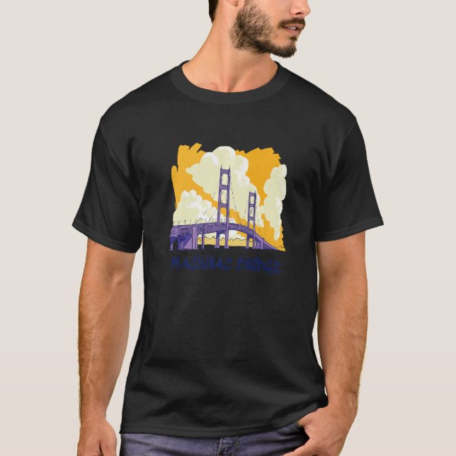 T-shirt Pont de Mackinac (Devant)