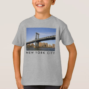 T-shirt Pont de Manhattan sur l'East River New York City