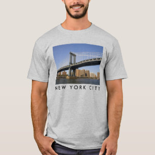 T-shirt Pont de Manhattan sur l'East River   New York City