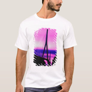 T-shirt Pont de Normandie, Le Havre, France 2