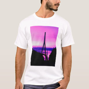 T-shirt Pont de Normandie, Le Havre, France 2