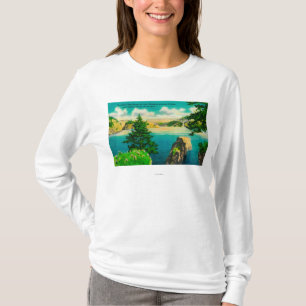 T-shirt Pont de passage de duperie, Fidalgo et île de