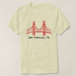 T-shirt PONT DE PORTE D'OR SAN FRANCISCO T=Chemise