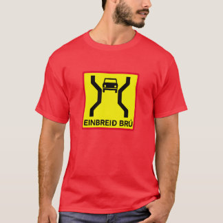 T-shirt Pont de Simple-Largeur, poteau de signalisation,