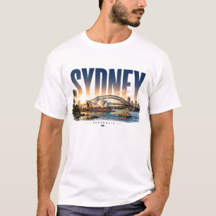 T-shirt Pont de Sydney Australie sur la côte Pacifique 🗺️