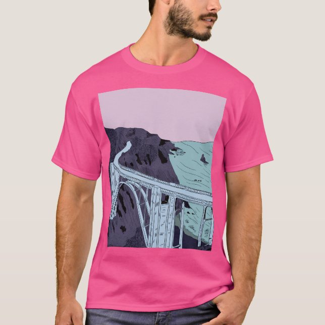 T-shirt Pont du ruisseau Bixby Actif (Devant)