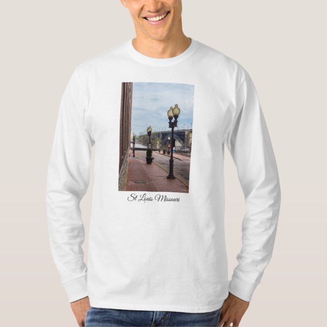 T-shirt Pont Eads Le Long De Lucas Ave (Devant)