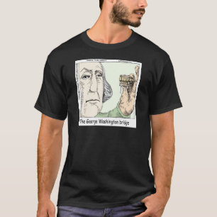 T-shirt Pont George Washington & Dentier Cadeau Amusant