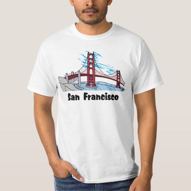 T-shirt Pont Golden Gate (Devant)