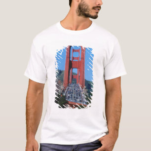 T-shirt Pont Golden Gate et baie de San Francisco