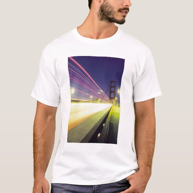 T-shirt Pont Golden Gate, feux de circulation, San (Devant)