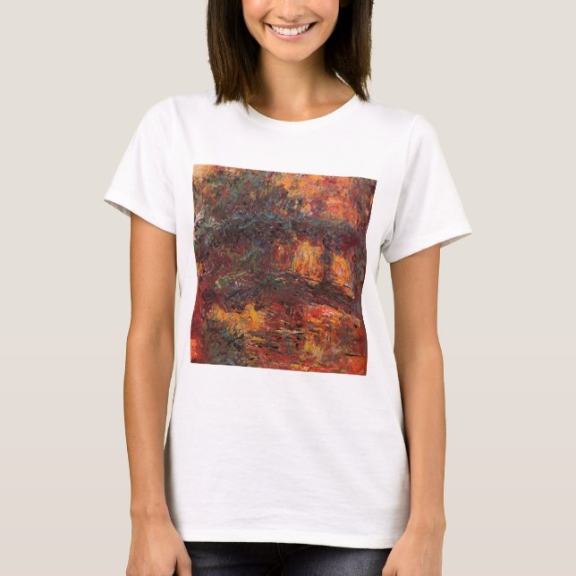 T-shirt Pont japonais - Claude Monet - c1920 (Devant)