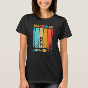 T-shirt Pont Mackinaw Mackinaw Ville Vintage