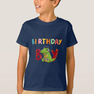 T-shirt Pont mignonne Dino coloré Anniversaire garçon fête
