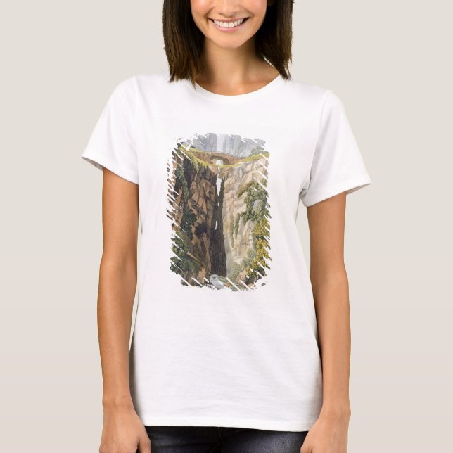 T-shirt Pont naturel, Valle d'Icononzo (litho couleur) (Devant)