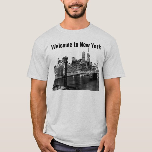 T-shirt Pont New York Brooklyn (Devant)