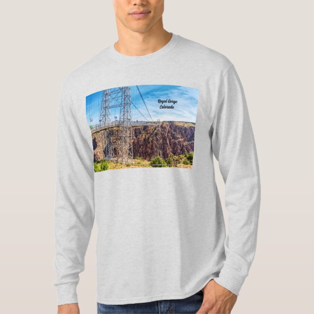 T-shirt Pont Royal Gorge Vue latérale Manches longues pour (Devant)