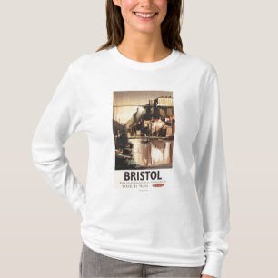 T-shirt Pont suspendu et bateaux de Clifton