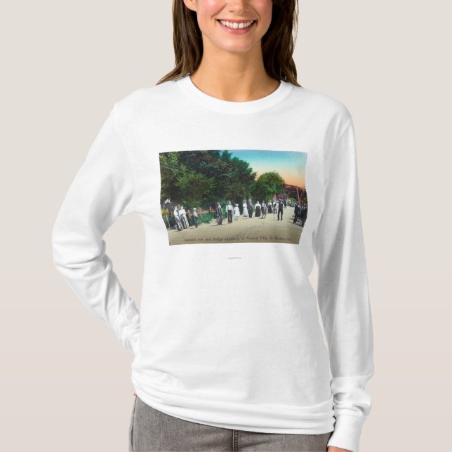 T-shirt Pont touchant la villa d'EL Verano (Devant)