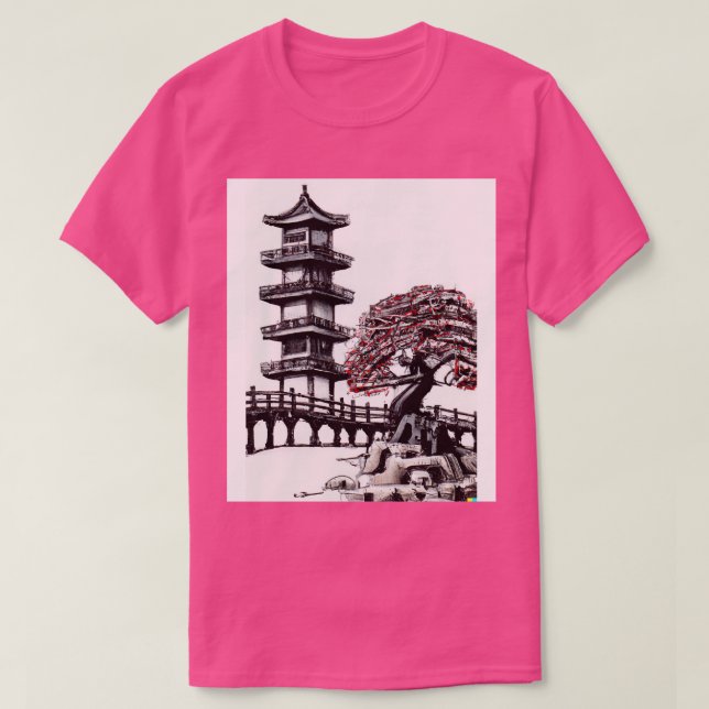 T-shirt Pont tour du Japon 1 (Design devant)