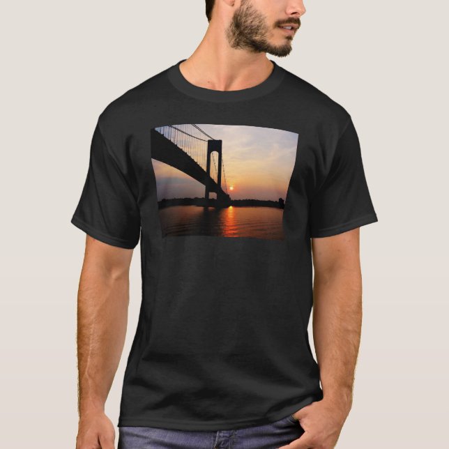 T-shirt Pont Verrazano à l'aube (Devant)