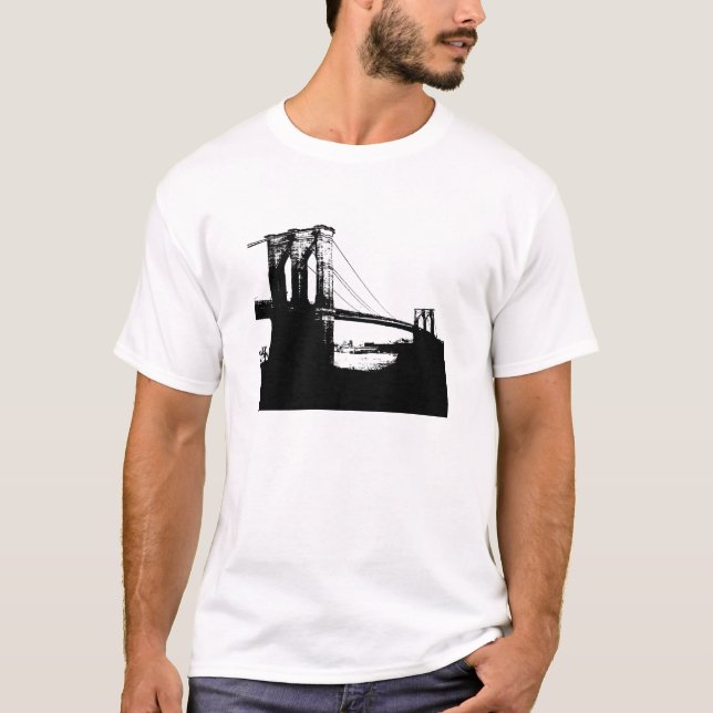 T-shirt Pont vintage Brooklyn (Devant)