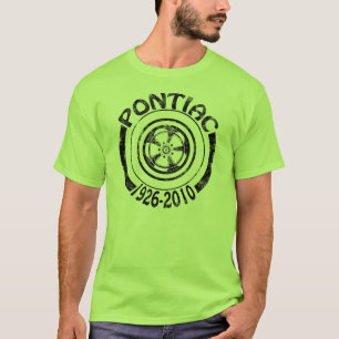 T-shirt Pontiac 1926 - 2010 obscurité de logo du