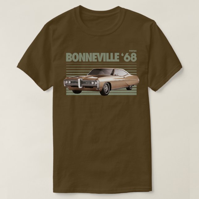 T-SHIRT PONTIAC BONNEVILLE (Design devant)