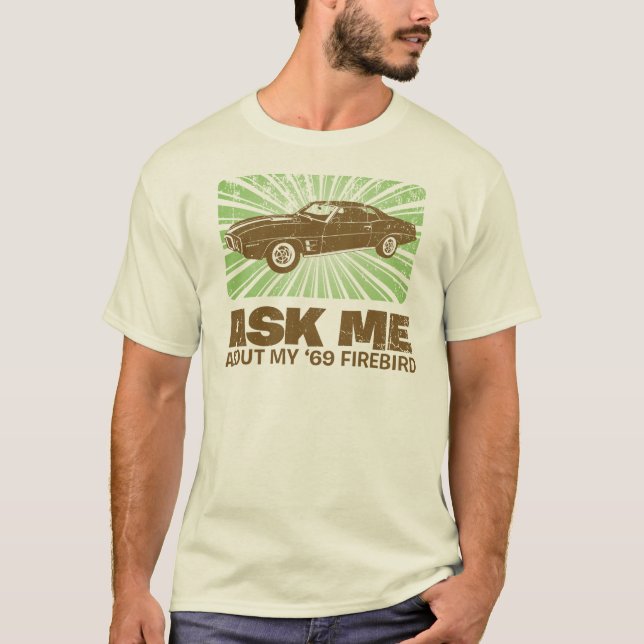 T-shirt Pontiac Firebird 1969 (Devant)