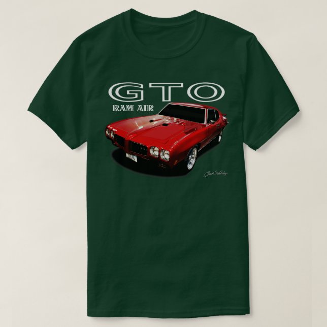 T-shirt Pontiac GTO 1970 (Design devant)