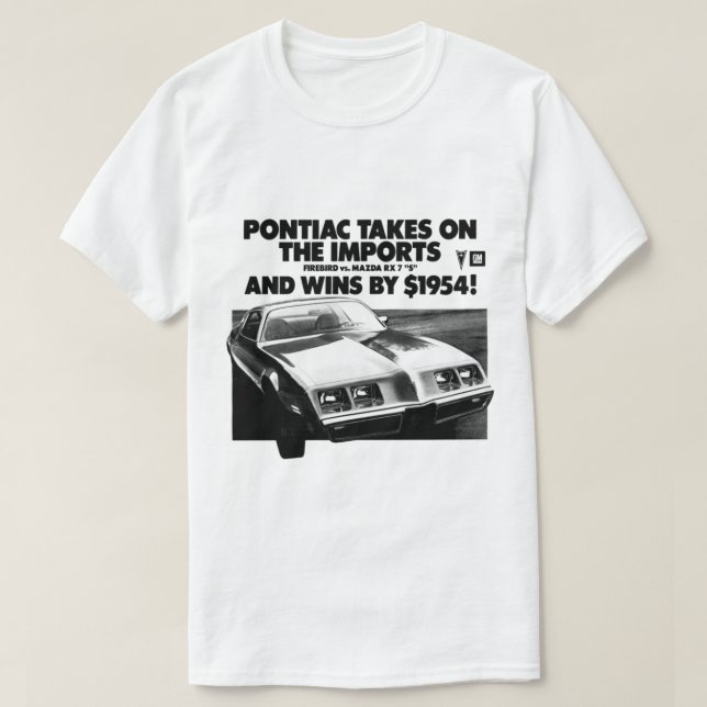 T-shirt Pontiac reprend les importations Smokey et le band (Design devant)