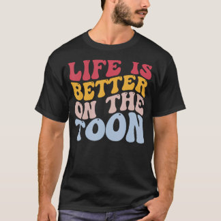 T-shirt Ponton De Bateau Voilier La Vie De Bateau Est Meil