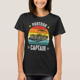 T-shirt Pontoon Capitaine Bateau Bateau Capitaine tenue