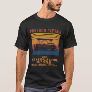 T-shirt Pontoon Capitaine Définition Lac Et Amant De Batea