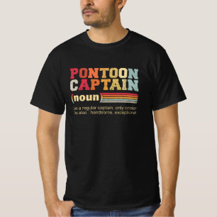 T-shirt Pontoon Capitaine Noun Pontoon Boot Lover