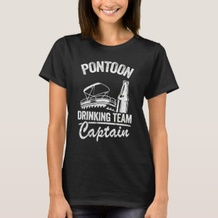 T-shirt Pontoon Drick Team Capitaine Bateau Beer Pontoon C